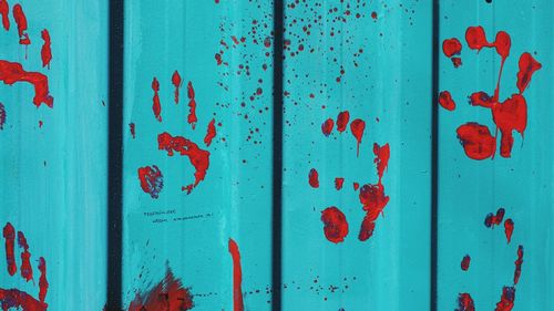 Full frame shot of old wooden door