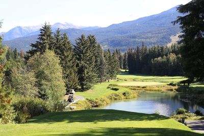 Whistler golf course bc. beautiful course set in the canadian rockies. 