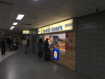 People standing in store