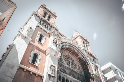 Low angle view of building against sky