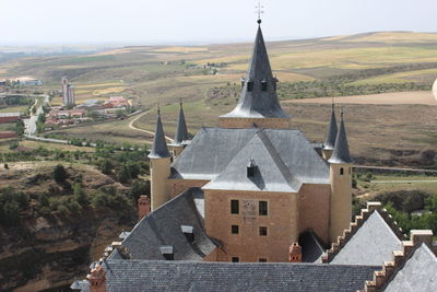 Panoramic view of temple against sky