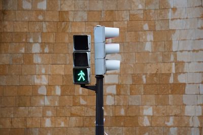 Traffic light in the street