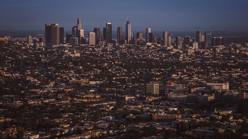 Aerial view of los angeles