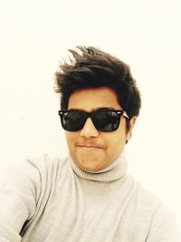 looking at camera