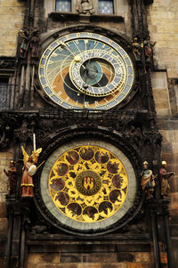 Low angle view of clock tower