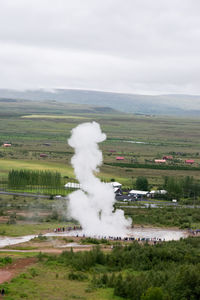 Scenic view of landscape against sky