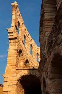 Low angle view of a temple