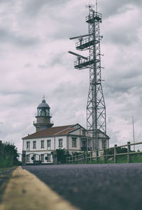 Low angle view of building against sky