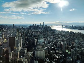 Aerial view of a city