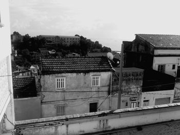 Residential buildings against sky