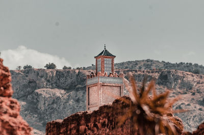 Panoramic view of historic building against sky