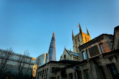 Low angle view of church against sky