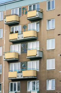 Low angle view of residential building