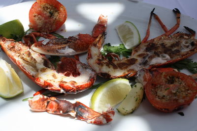 Close-up of food on plate