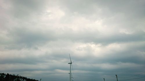 Low angle view of cloudy sky