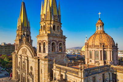 Cathedral of building against sky in city