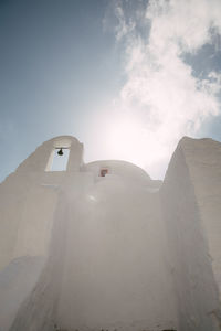 Low angle view of building against sky