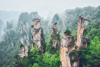 Panoramic view of landscape against sky