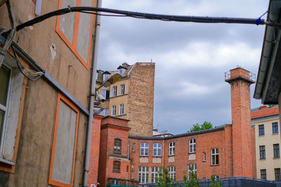 Low angle view of old building