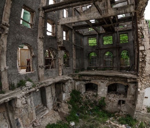 View of abandoned building