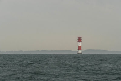 Lighthouse in sea