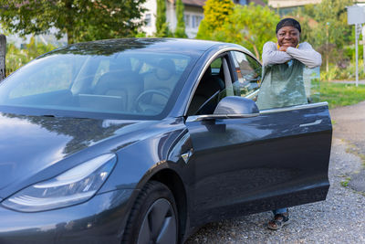 Car on road