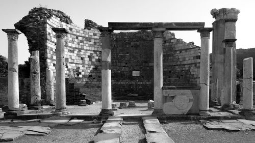 Old ruins against sky