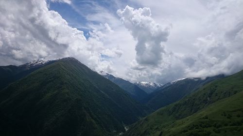 Panoramic view of landscape against sky