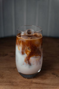 Close-up of coffee on table