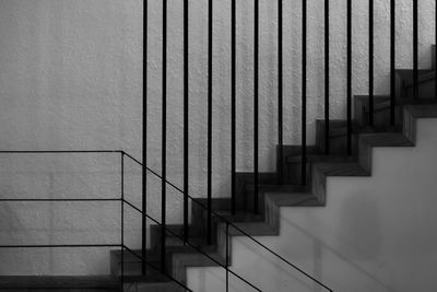 Low angle view of staircase against building