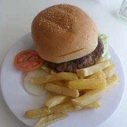 Close-up of served food