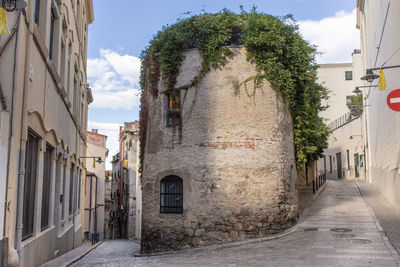 View of historic building,  girona, spain.