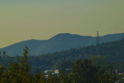 Scenic view of mountains