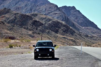 Road by mountains