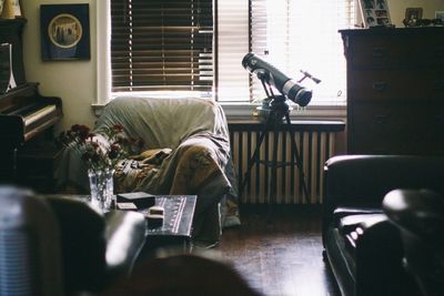 View of empty chairs