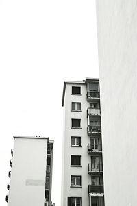 Low angle view of building against clear sky