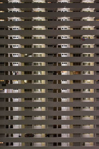 Full frame of a residential building