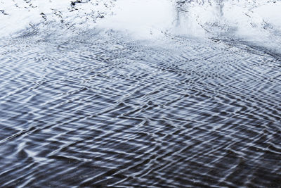 Full frame shot of rippled water