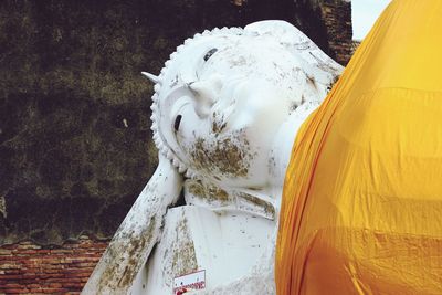 Close-up of buddha statue