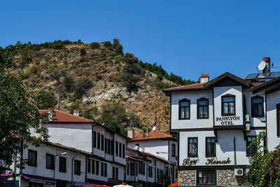 Low angle view of building against sky