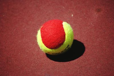 Close-up of ball on table