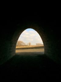 View of tunnel