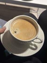 Close-up of coffee on table