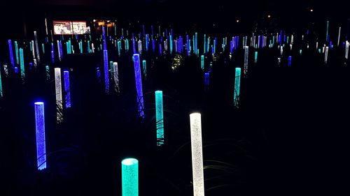 Illuminated multi colored lights