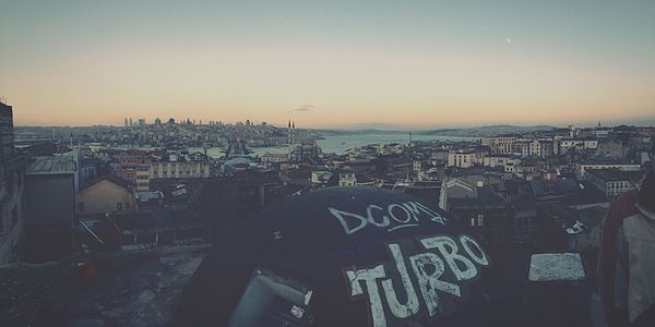 Cityscape at sunset