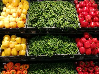 Various fruits for sale in market