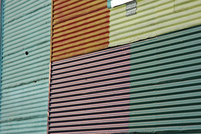 Full frame shot of old corrugated iron