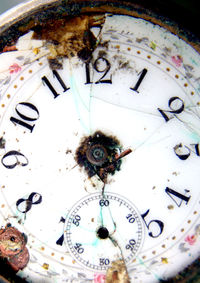 Close-up of clock