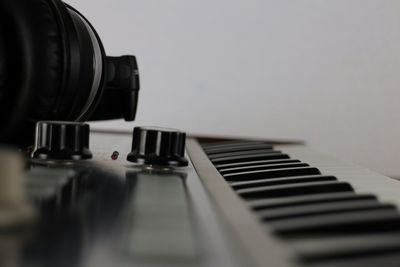 Close-up of piano