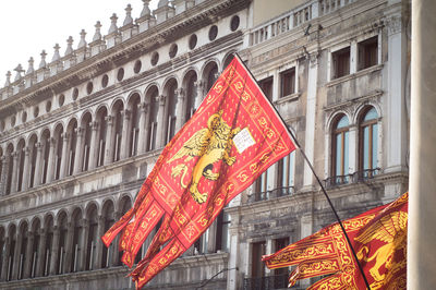 Low angle view of sculpture
